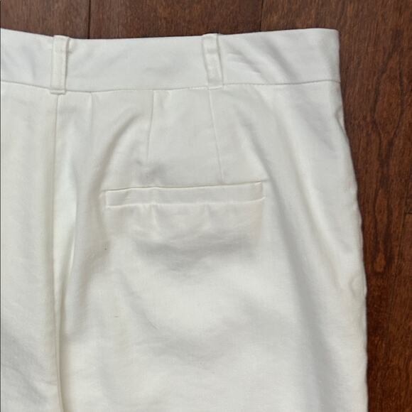 Coldwater Creek Women’s White Linen Blend Wide Leg Pants, Size 12 - Picture 10 of 13